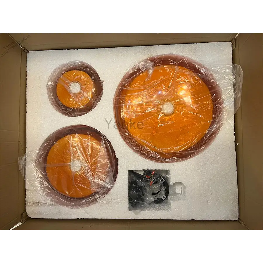 Nordic Glass LED Pendant Light Fixture with Touch Control - view 15