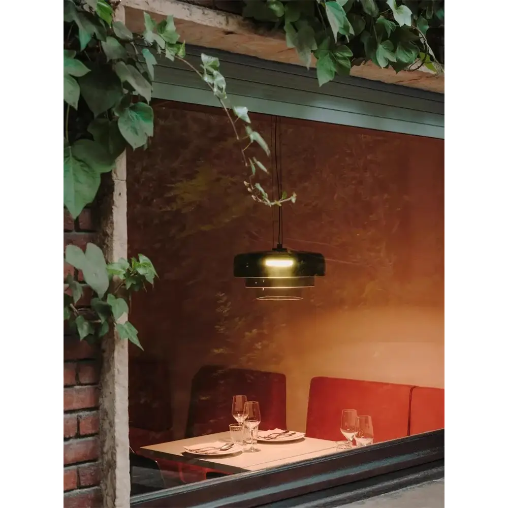 Nordic Glass LED Pendant Light Fixture with Touch Control - view 11