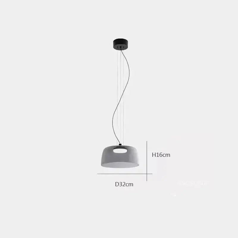 Nordic Glass LED Pendant Light Fixture with Touch Control - view 23