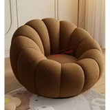 Nordic Lazy Pumpkin Cloud Sofa Chair - Brown - 80 cm - Sofa