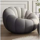 Nordic Lazy Pumpkin Cloud Sofa Chair - Gray - 100 cm - Sofa