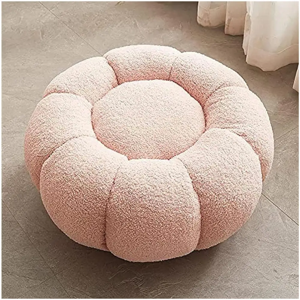 Nordic Lazy Pumpkin Cloud Sofa Chair - Pink Pedal - 100 cm - Sofa
