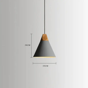 Nordic LED Pendant Lamp Aluminum Industrial Design - view 3