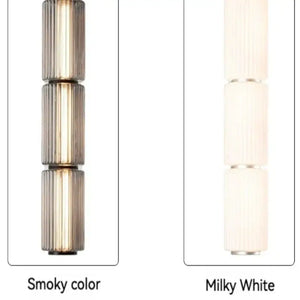 Nordic LED Stand Lighting Smoke Glass Floor Lamp - Floor Lamp