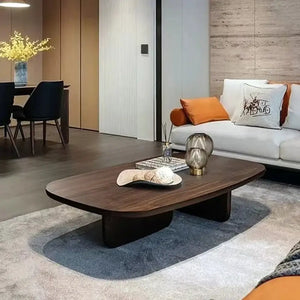 Nordic Minimalist Wooden Square Coffee Table - Multifunctional coffee table