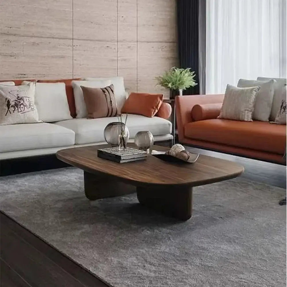 Nordic Minimalist Wooden Square Coffee Table - Multifunctional coffee table