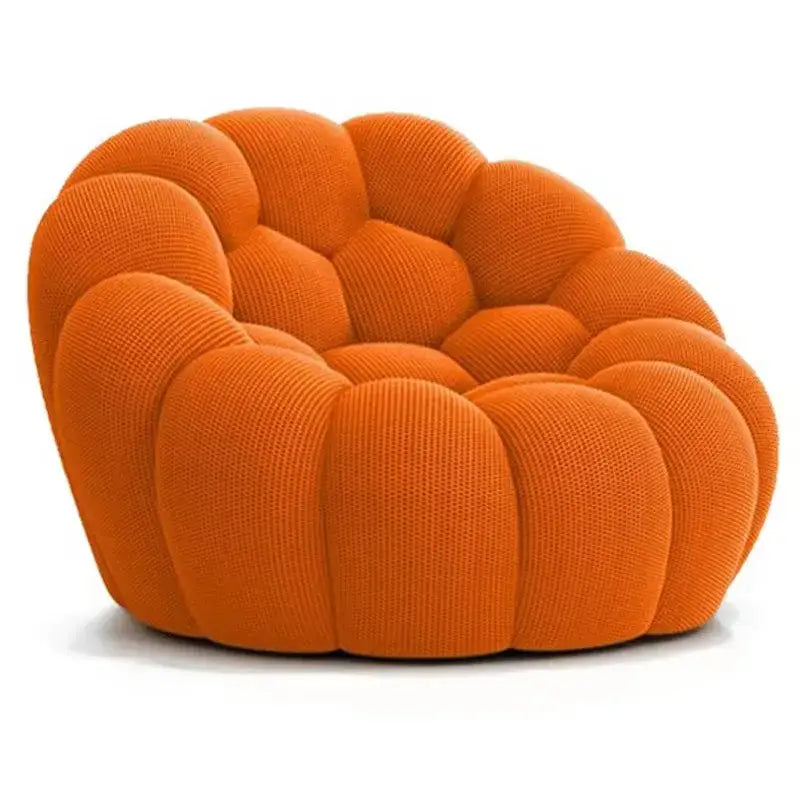 Nordic Modern Compressed Bubble 3 Seater Single Sofa - Orange - 120x114x65CM - Compressed Sofa