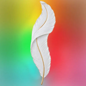Nordic Feather LED Wall Lamp Modern Design - view 6