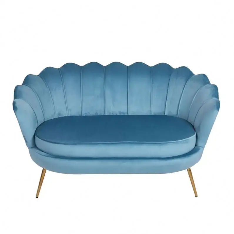 Nordic Modern Velvet Sofa Set for Beauty Salons - Green / 2 seats - Sofa