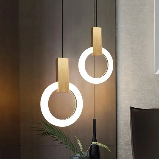 Nordic Simple LED Ceiling Pendant Ring Lamp - Ceiling Lamp