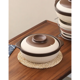 Old Fashioned Clay Temperature Resistant Casserole Pot - Cookware set