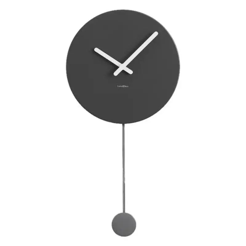 Nordic Pendulum Wall Clock Round Minimalist Design - view 6