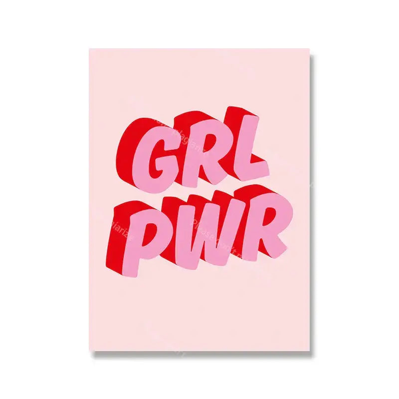 Pink Canvas Wall Art with Inspirational Messages - view 5