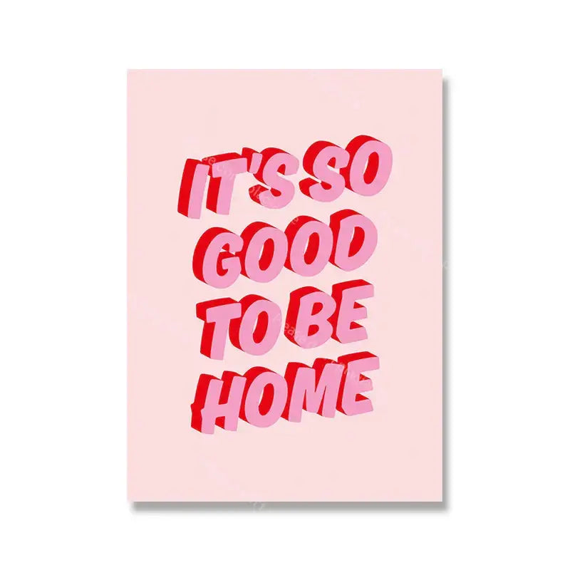 Pink Canvas Wall Art with Inspirational Messages - view 7