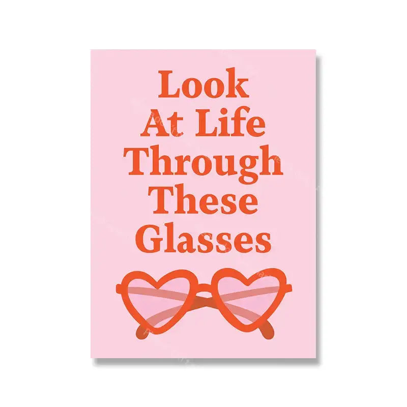 Pink Canvas Wall Art with Inspirational Messages - view 4