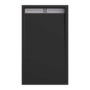 Lime Rectangular Shower Tray Mineral Resin Modern Bathroom - view 7