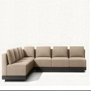 Modern Aluminum Outdoor Modular Sofa 3-Seater Weatherproof - view 6