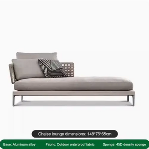 Modular L-Shaped Outdoor Rattan Sofa Set with Cushions - view 9