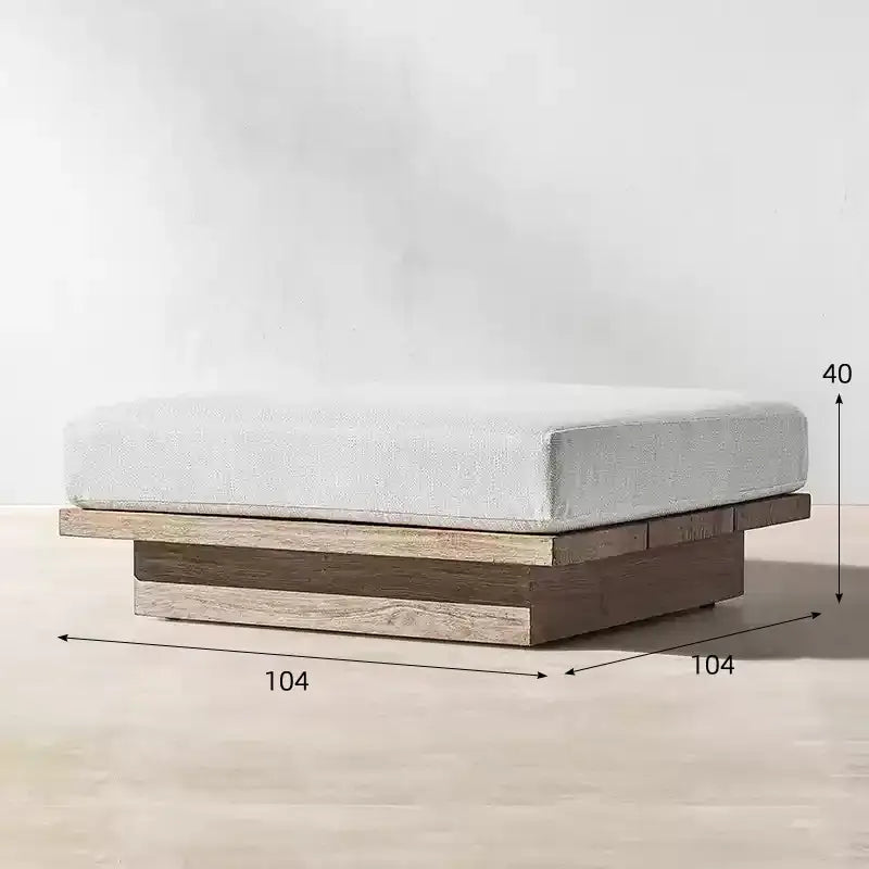 Teak Outdoor Sofa Set Waterproof Garden Furniture - view 17