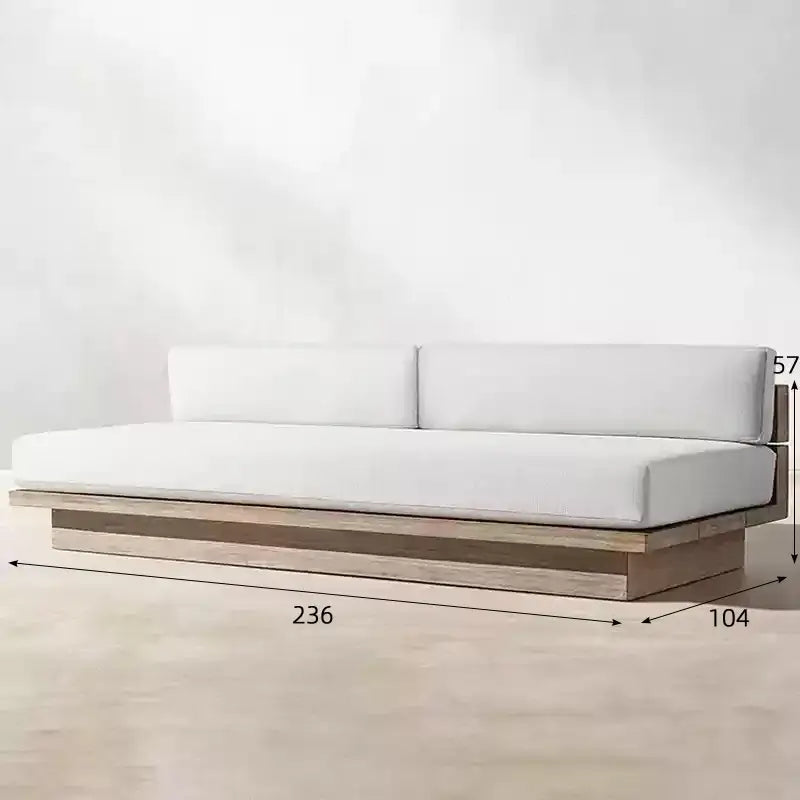 Teak Outdoor Sofa Set Waterproof Garden Furniture - view 19