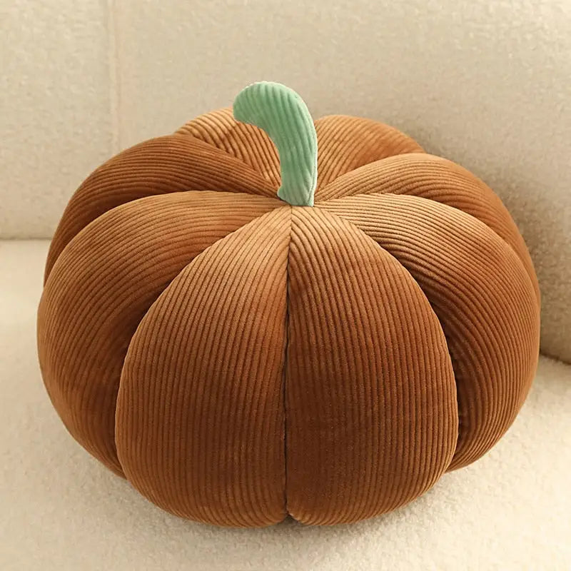 Pumpkin Pillow - Brown / 18-20cm - Throw Pillows