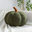 Pumpkin Pillow - Green Teddy Velvet / 18-20cm - Throw Pillows
