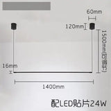 Remote Nordic Minimalist Modern Wall Lamp - Horizontal Lamp 24w / Remote control - Lamps