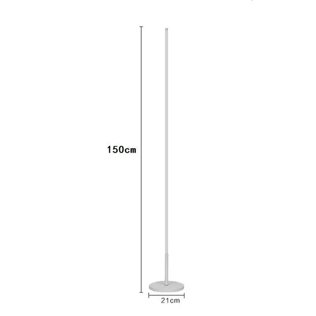 Remote Nordic Minimalist Modern Wall Lamp - White Floor lamp 20w / Remote control - Lamps