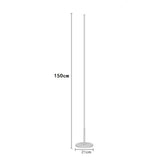 Remote Nordic Minimalist Modern Wall Lamp - White Floor lamp 20w / Remote control - Lamps