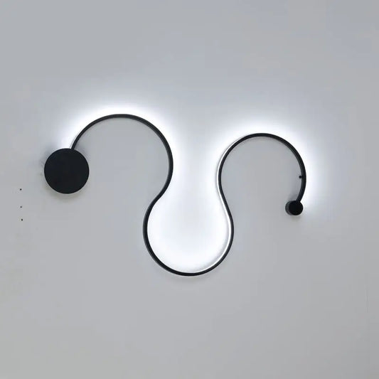 Remote RGB Surface Mounted Modern LED Ceiling Lamp - Black Type A / Remote Control RGB - Lamps