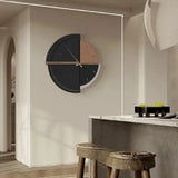 Retro Minimalist Wall Clock Abstract Geometric Round - Wall Clocks
