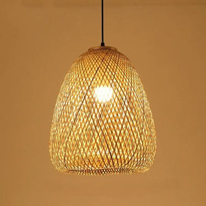 Retro Hanging Ceiling Handmade Pendant Light - D / Dia-40cm - Ceiling Lamp
