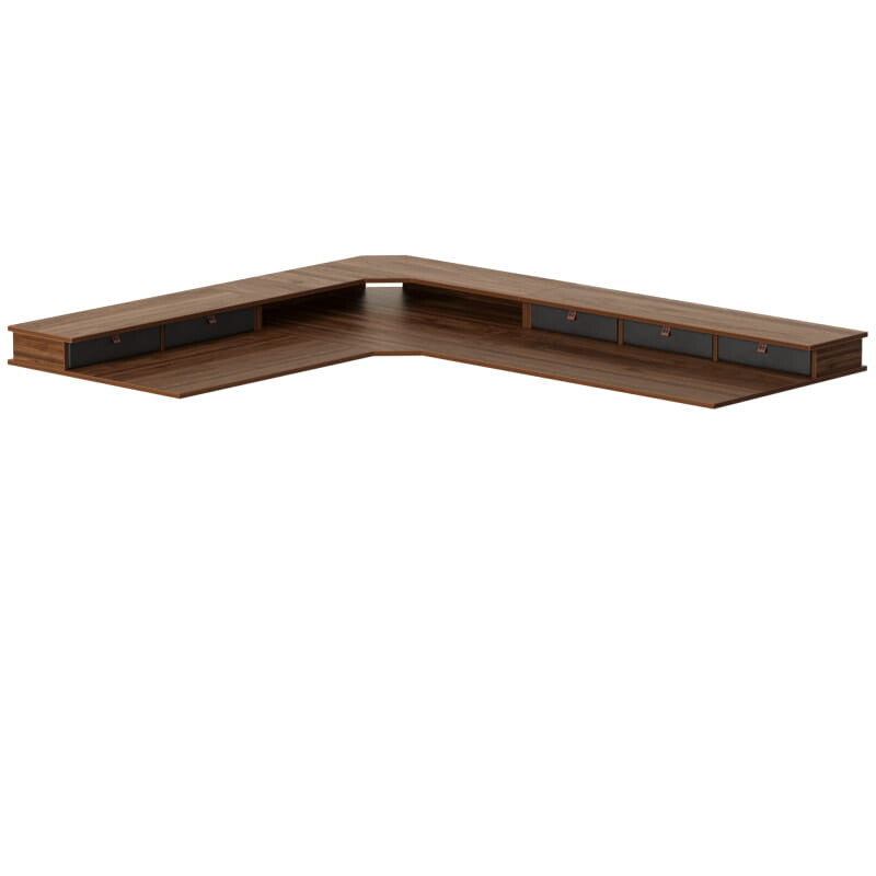 Reversible en forma de L con cajón superior