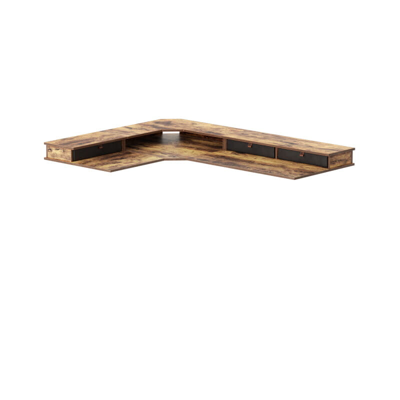 Reversible en forma de L con cajón superior