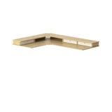 Reversible en forma de L con cajón superior