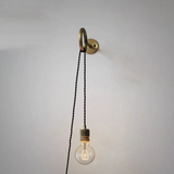 Lámpara LED colgante de pared con forma de anillo