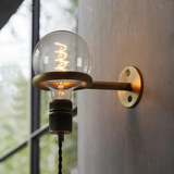 Lámpara LED colgante de pared con forma de anillo