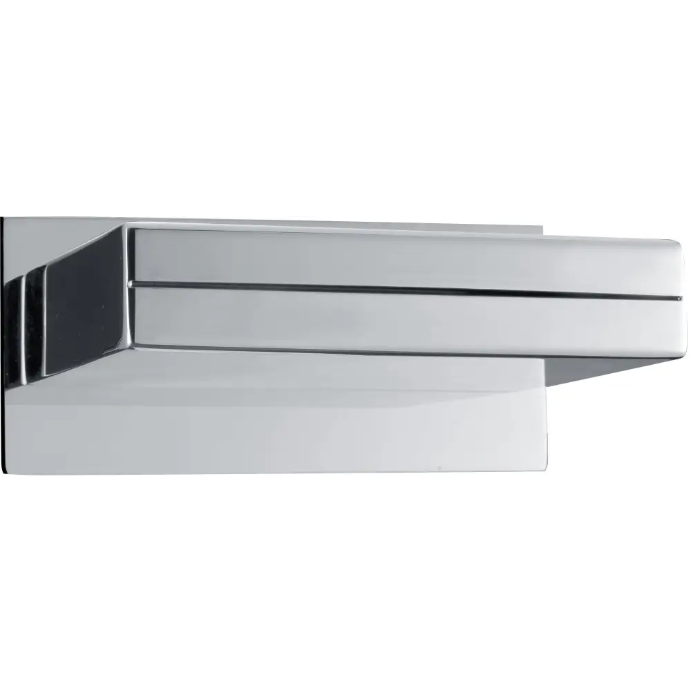 Chrome waterfall shower head sprinkler with modern sleek design and polished finish