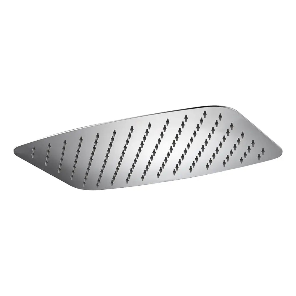 Chrome rectangular shower head modern design 20x30cm bathroom fixture