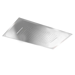 Rectangular Chrome Shower Head 48x59 with 3-Way Spray, main product view
