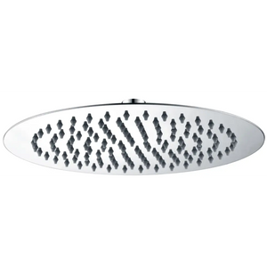 Chrome Round Shower Head 20cm Modern Bathroom Fixture, main product view