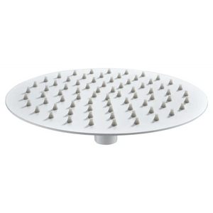 Round Matte White Shower Head 30cm Modern Bathroom, main product view