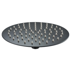Round Matte Black Shower Head 30cm Modern Bathroom, main product view