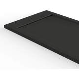 Saona Black Shower Tray with Hidden Drain Slate Texture - Platos de ducha