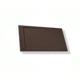 Saona Chocolate Shower Tray with Hidden Drain Slate Texture - Platos de ducha