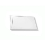 Saona White Shower Tray with Hidden Drain Slate Texture - Platos de ducha
