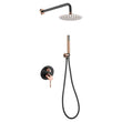 Set Shower Concealed Single-Handle Milos Black Rose | IMEX - Shower Set