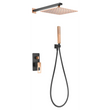 Set Shower Concealed Single-Handle Sweden Black Rose | IMEX - Shower Set
