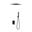 Set Shower Concealed Single-Handle Volga Matte Black | IMEX - Shower Set