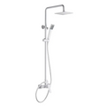 Set Shower Single-Handle Art Matte White | IMEX - Shower Set
